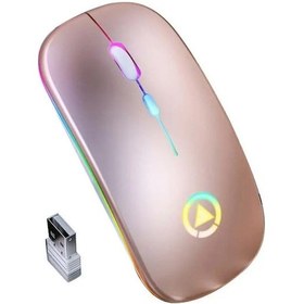 Resim Cbtx Yındıao A2 Şarj Edilebilir Sessiz 2.4g Kablosuz Oyuncu Mouse A2 