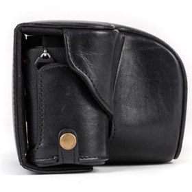 Resim MegaGear Sony Alpha A6300, A6000 Hakiki Deri Kamera Çantası 