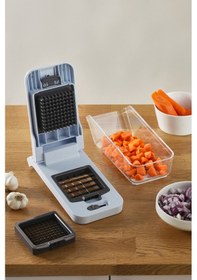 Resim Karaca Easy Cut Çok Fonksiyonlu Sebze Meyve Doğrayıcı Dilimleyici Antrasit 