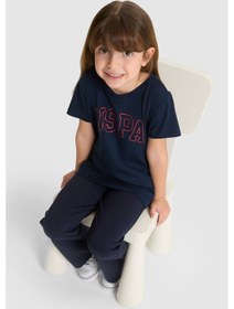Resim U.s. Polo Assn. Kız Çocuk Lacivert Tişört Basic 50325631-vr033 
