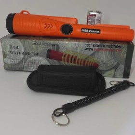 Resim Nakres Pointer IP68 Su Geçirmez Güçlendirilmiş 360° Metale Duyarlı Define Dedektörü Pil Kılıf Hediyeli Altın Gümüş Metal Arama Cihazı Hazine Sinyal Bulucu 