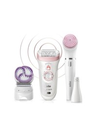 Resim Braun Silk-Epil 9 9975 SensoSmart Islak Kuru 8 Ek Parçalı Epilatör 