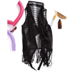 Resim Kadın Siyah Pareo Siyah 