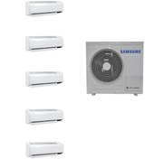 Resim Samsung Wind Free Multi 1+5 Sistem (AJ100TXJ5KH/EA) 7+7+7+7+24 Btu 10 Kw Dış Ünite 