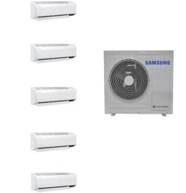 Resim Samsung Wind Free Multi 1+5 Sistem (AJ100TXJ5KH/EA) 7+7+7+7+24 Btu 10 Kw Dış Ünite 