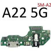 Resim Tkgz Samsung Uyumlu Galaxy A22 5g Full Şarj Soketi Kulaklık Soketi 