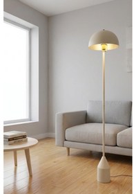 Resim Toms Krem Lambader Modern Dekoratif Metal Tasarım Şık Yerden... Krem 