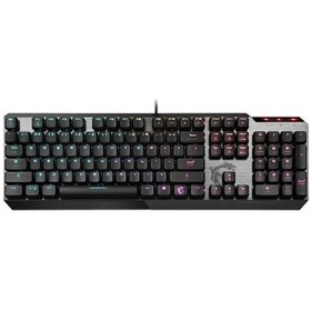 Resim Msi Vigor GK50 Kailh Low Profile Usb Kablolu RGB Mekanik Gaming Q Klavye 