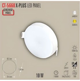 Resim Cata CT-5660 10W Xplus Panel LED Armatür / Beyaz 
