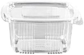 Resim HTN AMBALAJ Plastik Sızdırmaz Kap 500 Gr Cc Kullan At Tek Kullanımlık Plastik Kapaklı Kase 100 Adet 