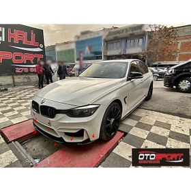 Resim Bmw F30 F80 M3 Ön Tampon Lip Çin Tampon Uyumlu Fiberglass Boyasız 