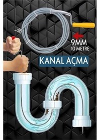 Resim Profesyonel Kanal Açma Sprali Kanal Gider Tıkanık Açıcı 10 Mt 