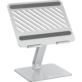 Resim TeknoKapsül Alüminyum Notebook Standı Yükseklik Eğim Ayarlı Ergonomik Metal Laptop Standı 11-17 Inch Arası N 