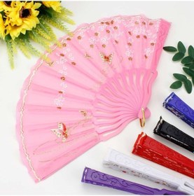 Resim Plastik Kumaş Yelpaze 12 Li Karışık 040 