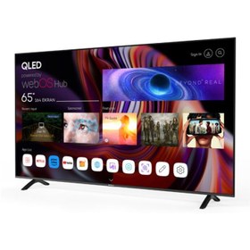 Resim Sunny Sn65Qmn252 4K Ultra Hd 65" 165 Ekran Uydu Alıcılı Webos Smart Qled Tv 