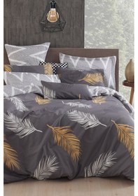 Resim Eponj Home Nevresim Seti Çift Kişilik Olivia Altın-gri Altın - Gri 