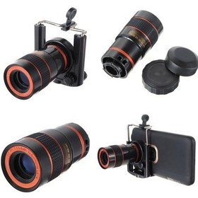 Resim 8x18 Zoom Teleskop Telefon Kamera Lensi Mini El Dürbünü Renkli Çok Renkli 