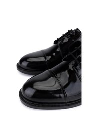 Resim Tamer Tanca Erkek Hakiki Deri Siyah Rugan Klasik Ayakkabı 424 104 Erk Ayk Sk25-26 Sıyah Rgn Siyah Rugan 