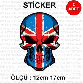 Resim Skull Kurukafa - Araba Kask Motosiklet Laptop Taplet Sticker 