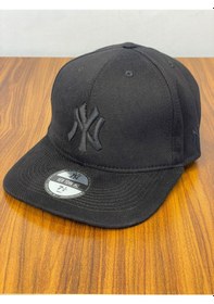 Resim Hamze Ny Yankees New York Nakış Hip Hop Snapback Rapper Şapka Cap Siyah - Siyah 