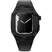 Resim ​​​Watch 44mm Uyumlu KRD-67 Zore Kordon-Siyah 