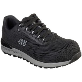 Resim Skechers Bulklin Bragoo Kompozit Burun S1P ESD Siyah Erkek İş Ayakkabısı 42 Numara 