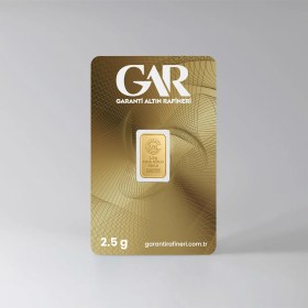 Resim Garantigold 2 5 Gr Külçe Altın 