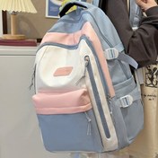 Resim Kadınlar İçin Şık Şık Naylon Sırt Çantası - Ayarlanabilir Dolgulu Askılar, Güvenli Fermuar Kapatma, Dayanıklı Polyester Astar ve Geniş İç Mekan - Okul, Seyahat, Günlük İşe Gidiş Geliş ve Dış Aktiviteler İçin Mükemmel 
