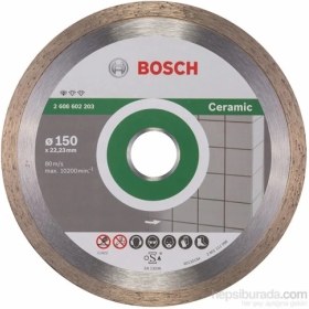 Resim Bosch - Standard Seri Seramik İçin Elmas Kesme Diski - 125 X 22,23 X 1,6 X 7 Mm 