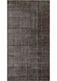 Resim Bohem Vintage El Yapımı Eskitme Yün Ipek Pers Kilim Eskitme Halı - 097x184 Cm 9902 