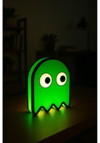 Resim Pac-man Arcade Yeşil Tasarımlı Gece Lambası Dekoratif Aydınlatma Çok Renkli 