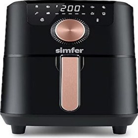 Resim Simfer SK-6702 Smart 5 L Yağsız Siyah Fritöz 