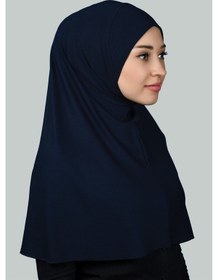 Resim Altobeh Hazır Türban Pratik Eşarp Tesettür Hijab - Namaz Örtüsü Xl Lacivert 