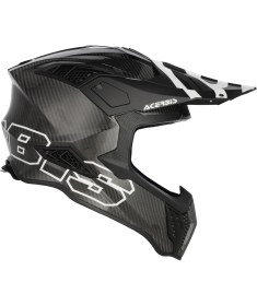 Resim Acerbis Airstrike-C Kask Siyah Beyaz 