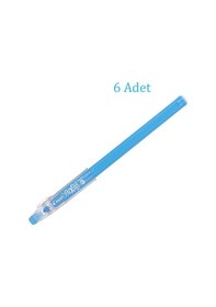 Resim Pilot Frixion Ball Stick Roller Silinebilir Jel Kalem 0.7 Mm Turkuaz F16-lb 6 Adet 
