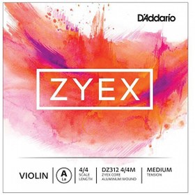 Resim D'Addario DZ312 4/4M Zyex A Keman Teli (La) 