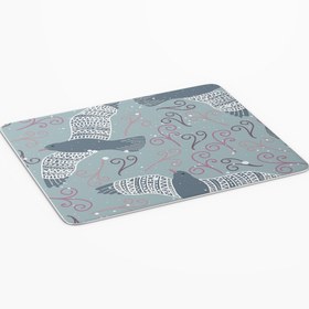 Resim Genel Markalar Kuş Temalı Kare Baskılı Mouse Pad-1439 