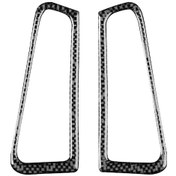 Resim Infiniti G35 / G37 / G25 / Q60 İçin 2 Adet / Set Evrensel Buğu Çözücü Hava Çıkışı Etiketi Sol Ve Sağ Sürücü İçin Siyah 1 Adet 