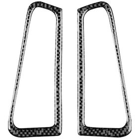 Resim Infiniti G35 / G37 / G25 / Q60 İçin 2 Adet / Set Evrensel Buğu Çözücü Hava Çıkışı Etiketi Sol Ve Sağ Sürücü İçin Siyah 1 Adet 