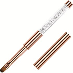 Resim 1 adet Matkap Çubuğu Tırnak Fırçası Kokusuz Yuvarlak Uçlu Tırnak Fırçası Kalemi DIY Tırnak Sanatı ve Jel Tırnaklar için - Kullanımı Kolay, Lekelere Dirençli Tasarım 