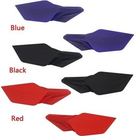 Resim Besthome1 Honda, Suzuki, Yamaha İçin Siyah Abs Motosiklet Kanatçık Seti, 2 Parça 