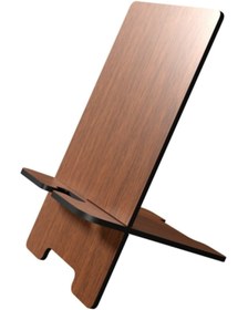 Resim figiza Telefon Tablet Tutucu Aparatı Sabitleyici Masa Üstü Ahşap Telefon Tutacağı 