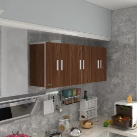 Resim Kenzlife hazır mutfak zanobi cvz 060*180*32 mutfak banyo dolabı kapaklı raflı 