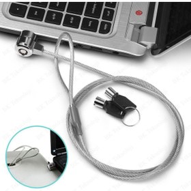 Resim BK Teknoloji Anahtarlı Çelik Notebook Güvenlik Kilidi 