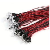 Resim Chuangyinshop 100 Adet Yeşil Ön Kablolu Led Işık Diyot Seti Mini Model Aydınlatma 