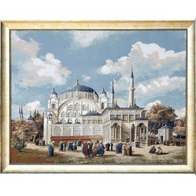 Resim Dini Seri-12 Dokuma Goblen Kumaş-Nusretiye Camii 