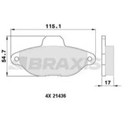 Resim BRAXIS Onfrenbalatası500 07 1.2 500 07 500 Fıat Sıena Albea Lınea 07 Doblo Cargo Fıorıno 08 Bravo Iıuyumlu 
