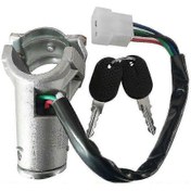 Resim Peugeot J5 Citroen C25 1981-1994 Gümüş Siyah İçin Kontak Anahtarı 4479518 