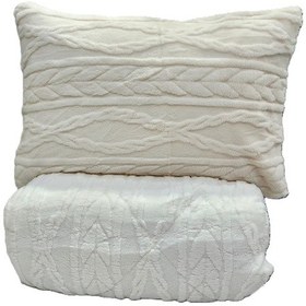 Resim Comfort Yorgan Seti Çift Kişilik Ivy Krem Krem 