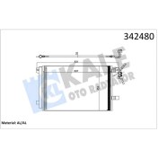 Resim Kale Mtxdpn Klima Kondenseri Vw Multivan V-Transporter T5 Box-Bus Al-Al 